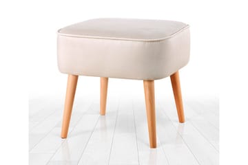 Anaro Sittepuff 45 cm Rektangulær - Beige - Møbler - Stoler - Krakk - Puff