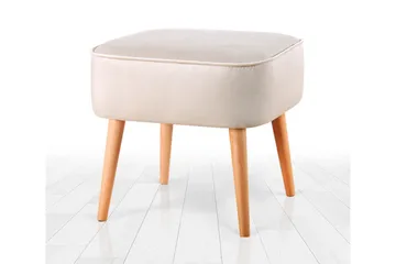 Anaro Sittepuff 45 cm Rektangulær - Beige - Møbler - Stoler - Krakk - Puff