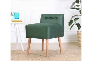 Anaro Sittepuff 43 cm Rektangulær - Mørkegrønn - Møbler - Stoler - Krakk - Puff