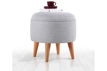 Anaro Sittepuff Rund - Grå - Møbler - Stoler - Krakk - Puff