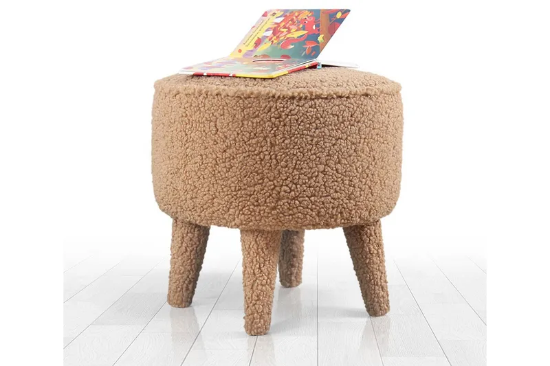 Anaro Sittepuff Rund, Brun