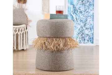 Anaro Sittepuff Rund - Brun - Møbler - Stoler - Krakk - Puff