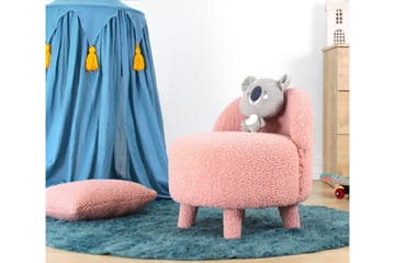 Anaro Sittepuff Rund - Rosa - Møbler - Stoler - Krakk - Puff