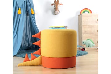 Anaro Sittepuff Rund - Gul - Møbler - Stoler - Krakk - Puff