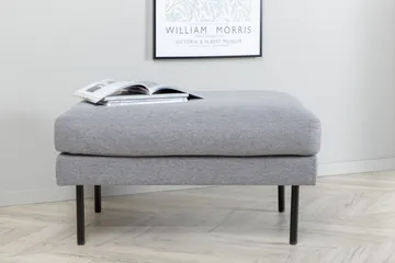 Zoom Sittepuff - Grå - Møbler - Stoler - Krakk - Puff