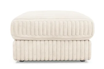 Adelsö by Gynning Rektangulær Fotskammel i Manchester - Beige - Møbler - Stoler - Krakk - Fotskammel