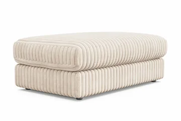 Adelsö by Gynning Rektangulær Fotskammel i Manchester - Beige - Møbler - Stoler - Krakk - Fotskammel