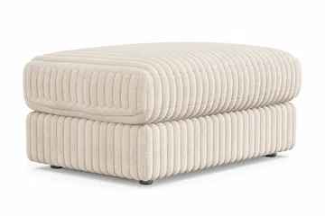 Adelsö by Gynning Rektangulær Fotskammel i Manchester - Beige - Møbler - Stoler - Krakk - Fotskammel