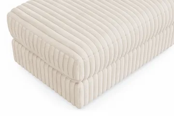 Adelsö by Gynning Rektangulær Fotskammel i Manchester - Beige - Møbler - Stoler - Krakk - Fotskammel