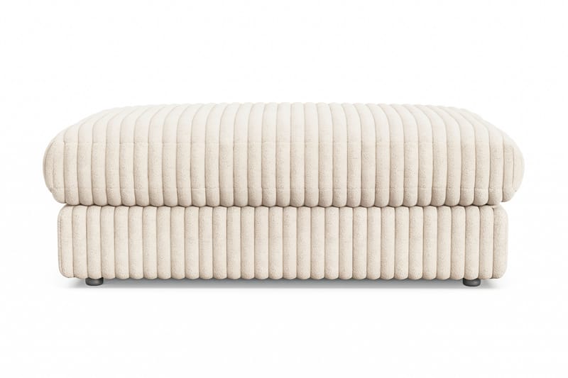 Adelsö by Gynning Rektangulær Fotskammel i Manchester, Beige