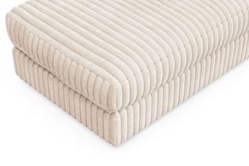 Adelsö by Gynning Rektangulær Fotskammel i Manchester - Beige - Møbler - Stoler - Krakk - Fotskammel