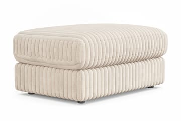 Adelsö by Gynning Rektangulær Fotskammel i Manchester - Beige - Møbler - Stoler - Krakk - Fotskammel