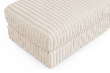 Adelsö by Gynning Rektangulær Fotskammel i Manchester - Beige - Møbler - Stoler - Krakk - Fotskammel
