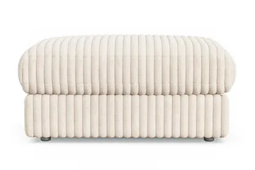Adelsö by Gynning Rektangulær Fotskammel i Manchester - Beige - Møbler - Stoler - Krakk - Fotskammel