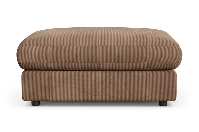 Adelsö by Gynning Rektangulær Fotskammel i Manchester - Brun - Møbler - Stoler - Krakk - Fotskammel