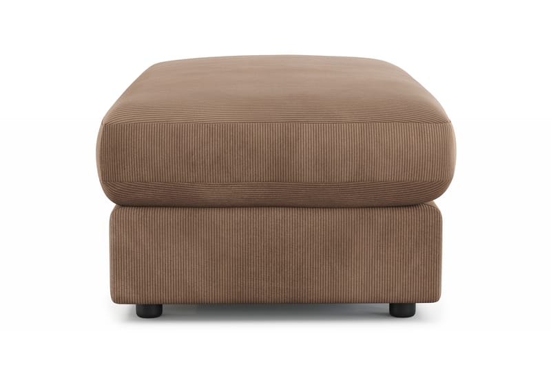 Adelsö by Gynning Rektangulær Fotskammel i Manchester - Brun - Møbler - Stoler - Krakk - Fotskammel