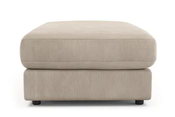 Adelsö by Gynning Rektangulær Fotskammel i Manchester - Greige - Møbler - Stoler - Krakk - Fotskammel