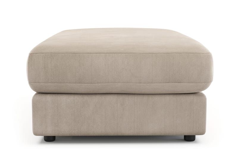 Adelsö by Gynning Rektangulær Fotskammel i Manchester - Greige - Møbler - Stoler - Krakk - Fotskammel