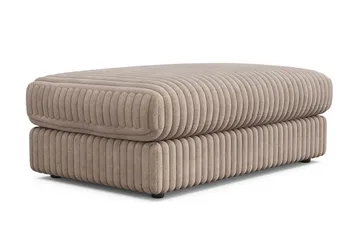 Adelsö by Gynning Rektangulær Fotskammel i Manchester - Greige - Møbler - Stoler - Krakk - Fotskammel