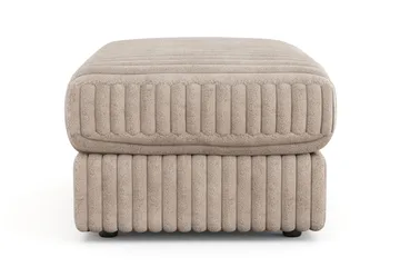 Adelsö by Gynning Rektangulær Fotskammel i Manchester - Greige - Møbler - Stoler - Krakk - Fotskammel