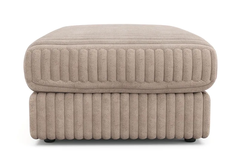 Adelsö by Gynning Rektangulær Fotskammel i Manchester - Greige - Møbler - Stoler - Krakk - Fotskammel