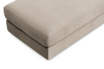 Adelsö by Gynning Rektangulær Fotskammel i Manchester - Greige - Møbler - Stoler - Krakk - Fotskammel