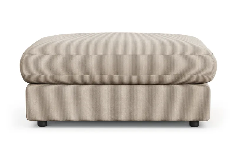 Adelsö by Gynning Rektangulær Fotskammel i Manchester - Greige - Møbler - Stoler - Krakk - Fotskammel