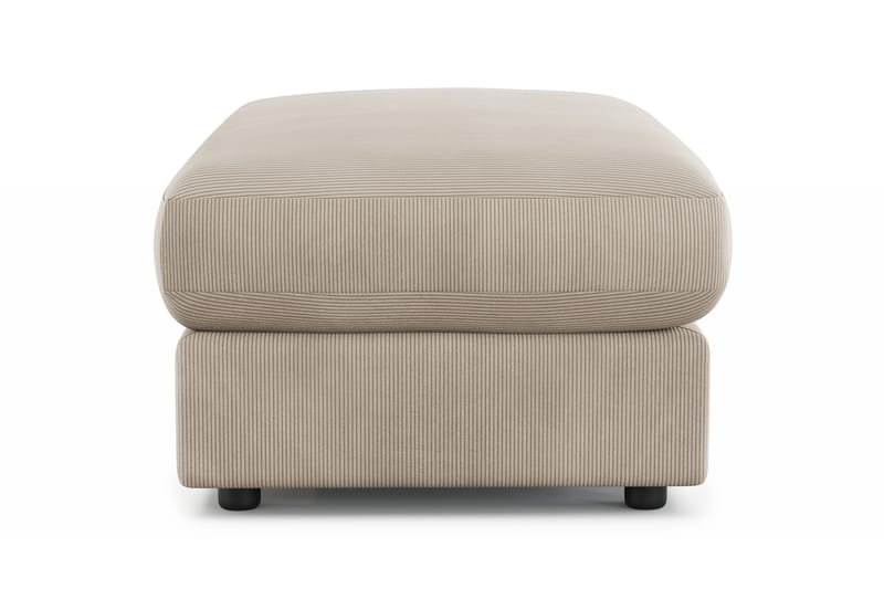 Adelsö by Gynning Rektangulær Fotskammel i Manchester - Greige - Møbler - Stoler - Krakk - Fotskammel