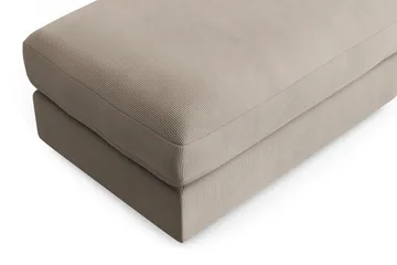 Adelsö by Gynning Rektangulær Fotskammel i Manchester - Greige - Møbler - Stoler - Krakk - Fotskammel