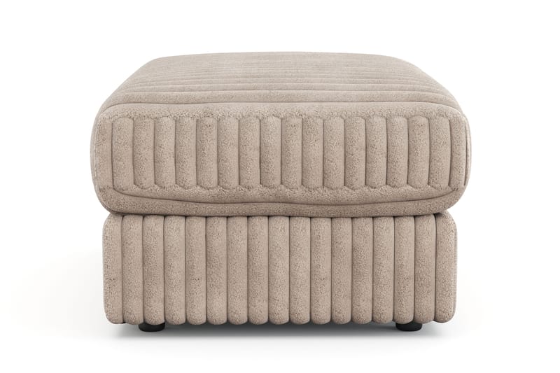 Adelsö by Gynning Rektangulær Fotskammel i Manchester - Greige - Møbler - Stoler - Krakk - Fotskammel