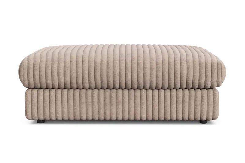 Adelsö by Gynning Rektangulær Fotskammel i Manchester, Greige