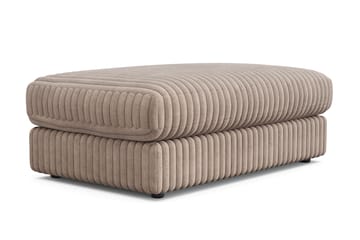 Adelsö by Gynning Rektangulær Fotskammel i Manchester - Greige - Møbler - Stoler - Krakk - Fotskammel