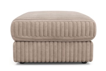 Adelsö by Gynning Rektangulær Fotskammel i Manchester - Greige - Møbler - Stoler - Krakk - Fotskammel