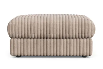 Adelsö by Gynning Rektangulær Fotskammel i Manchester - Greige - Møbler - Stoler - Krakk - Fotskammel