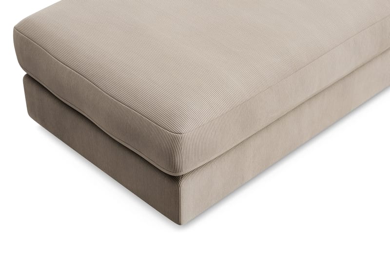 Adelsö by Gynning Rektangulær Fotskammel i Manchester - Greige - Møbler - Stoler - Krakk - Fotskammel