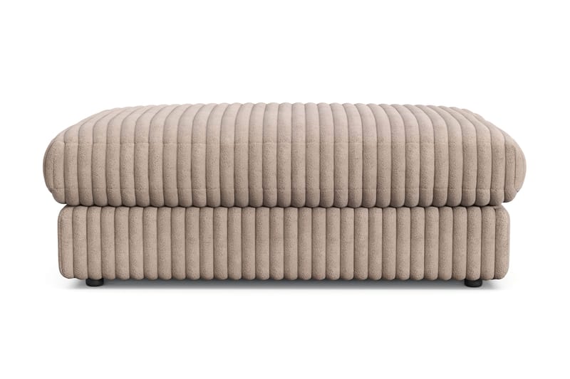 Adelsö by Gynning Rektangulær Fotskammel i Manchester - Greige - Møbler - Stoler - Krakk - Fotskammel