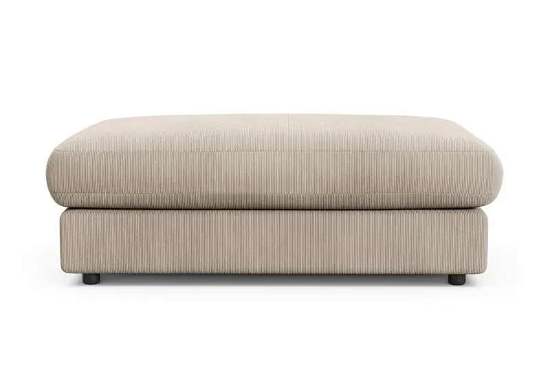 Adelsö by Gynning Rektangulær Fotskammel i Manchester, Greige