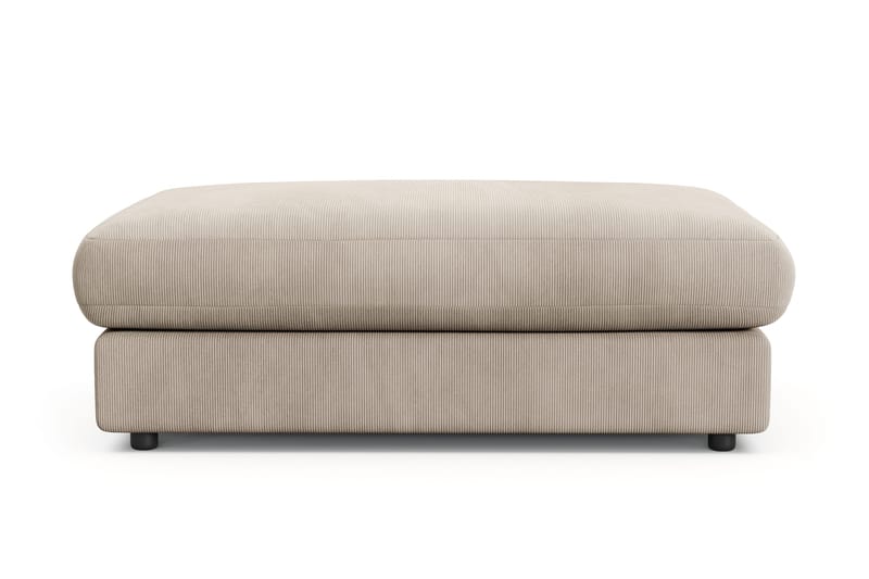 Adelsö by Gynning Rektangulær Fotskammel i Manchester - Greige - Møbler - Stoler - Krakk - Fotskammel