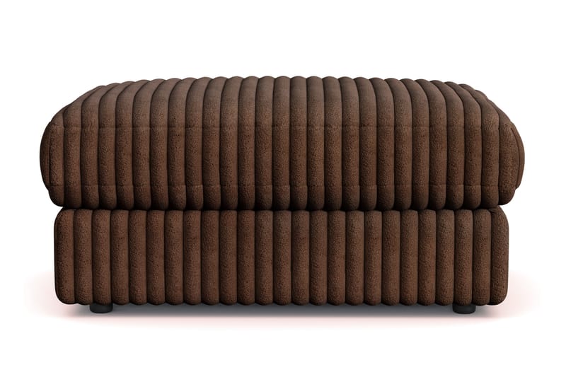 Adelsö by Gynning Rektangulær Fotskammel i Manchester, Mørkebrun