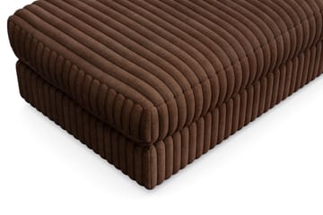 Adelsö by Gynning Rektangulær Fotskammel i Manchester - Mørkebrun - Møbler - Stoler - Krakk - Fotskammel