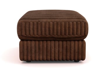 Adelsö by Gynning Rektangulær Fotskammel i Manchester - Mørkebrun - Møbler - Stoler - Krakk - Fotskammel