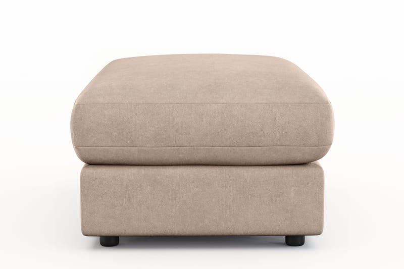 Adelsö by Gynning Rektangulær Fotskammel i stoff - Beige - Møbler - Stoler - Krakk - Fotskammel