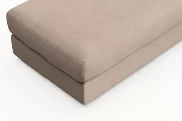 Adelsö by Gynning Rektangulær Fotskammel i stoff - Beige - Møbler - Stoler - Krakk - Fotskammel