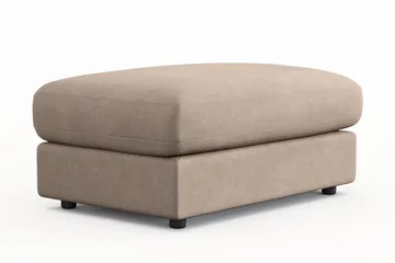 Adelsö by Gynning Rektangulær Fotskammel i stoff - Beige - Møbler - Stoler - Krakk - Fotskammel