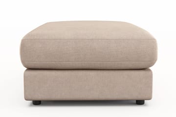 Adelsö by Gynning Rektangulær Fotskammel i stoff - Beige - Møbler - Stoler - Krakk - Fotskammel
