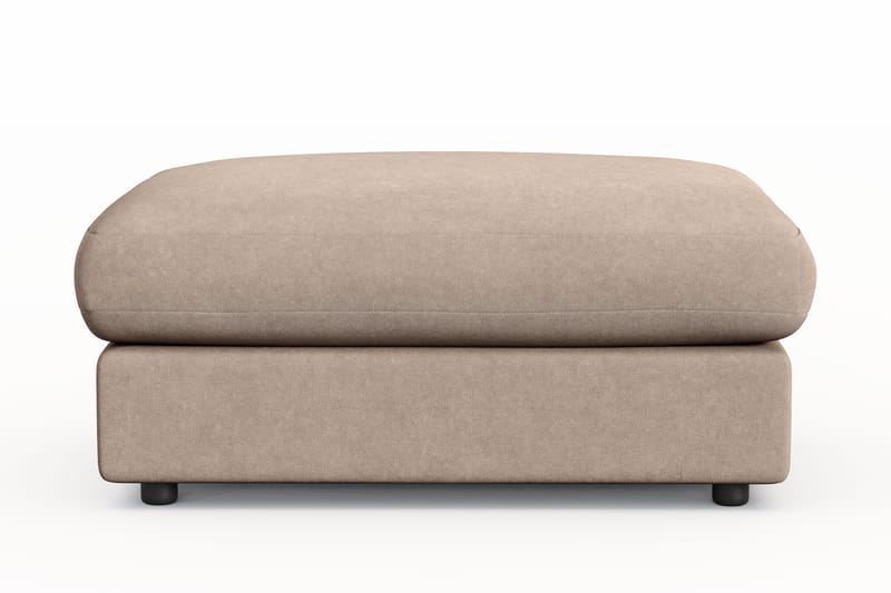 Adelsö by Gynning Rektangulær Fotskammel i stoff, Beige