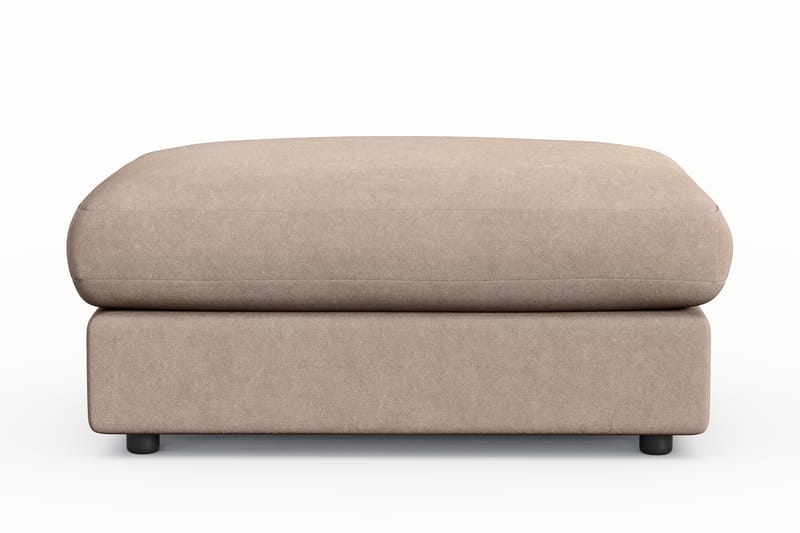 Adelsö by Gynning Rektangulær Fotskammel i stoff - Beige - Møbler - Stoler - Krakk - Fotskammel