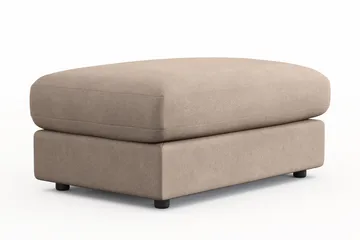 Adelsö by Gynning Rektangulær Fotskammel i stoff - Beige - Møbler - Stoler - Krakk - Fotskammel