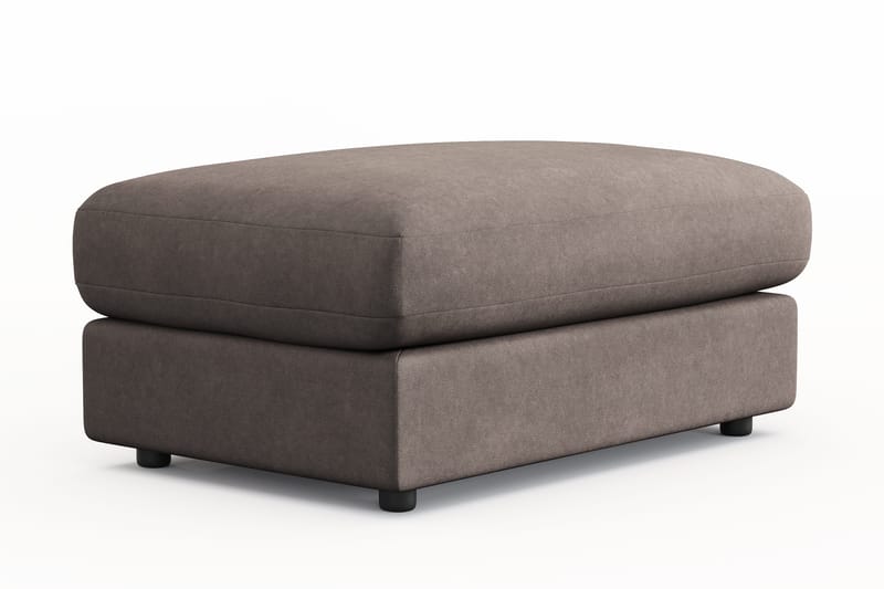 Adelsö by Gynning Rektangulær Fotskammel i stoff - Brun - Møbler - Stoler - Krakk - Fotskammel