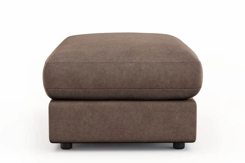 Adelsö by Gynning Rektangulær Fotskammel i stoff - Brun - Møbler - Stoler - Krakk - Fotskammel